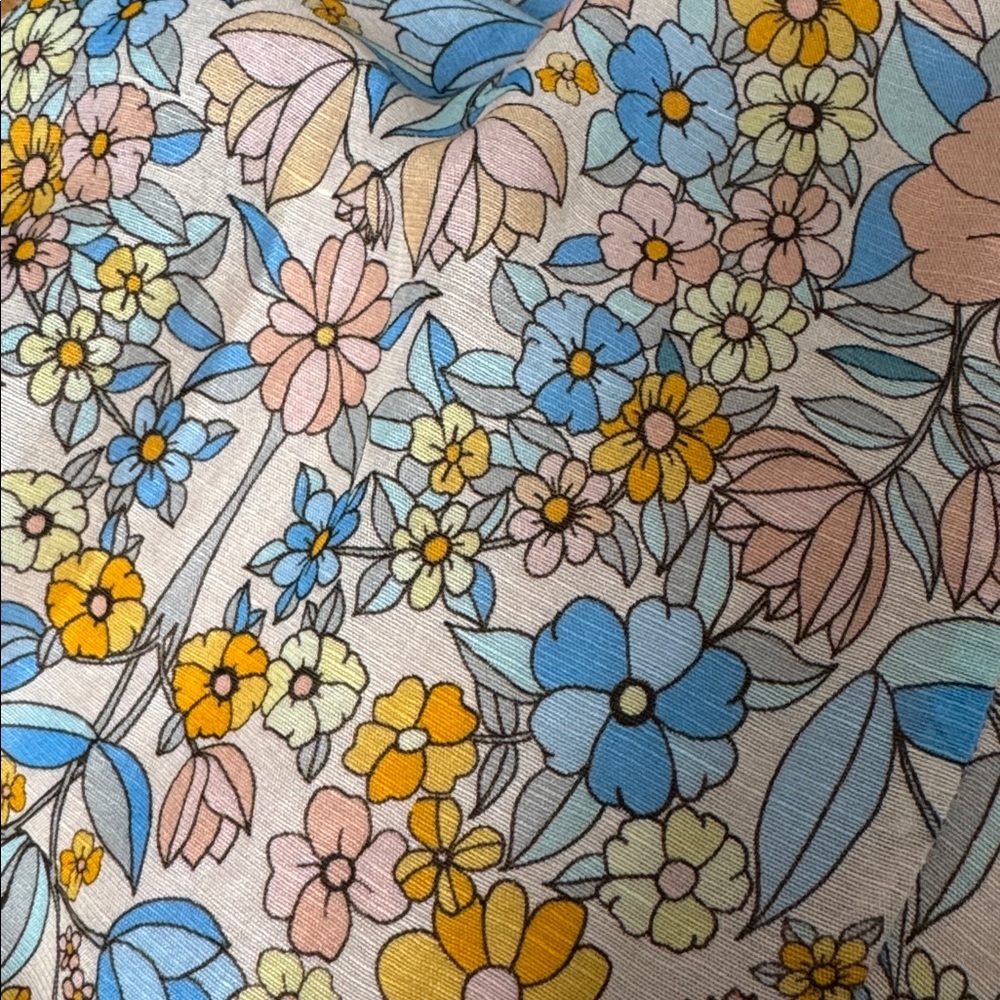 SHOSHANNA Floral V-Neck Midi Dress, 0 - Picture 12 of 12